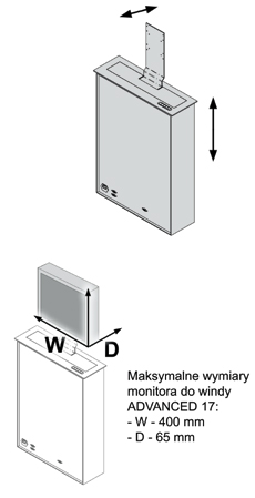 Winda LCD ADVANCED LCD lift 17 VIZ-ART