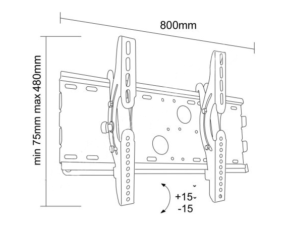 Mocowanie TV cienne LC-U4R1 63C