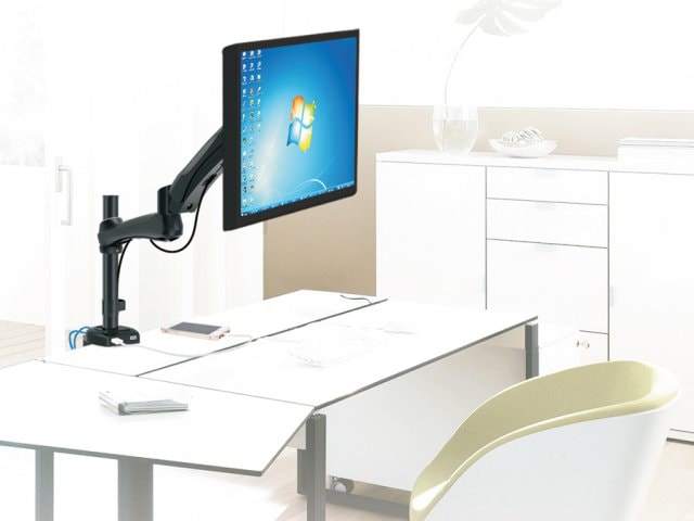 LC-UB 137 USB - Uchwyt biurkowy z regulacją - Uchwyty do biurka